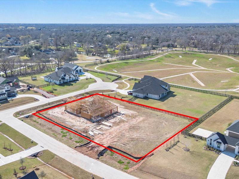 Site preparation for new homesites in The Estates at James Lane, Fulshear (Image 25).