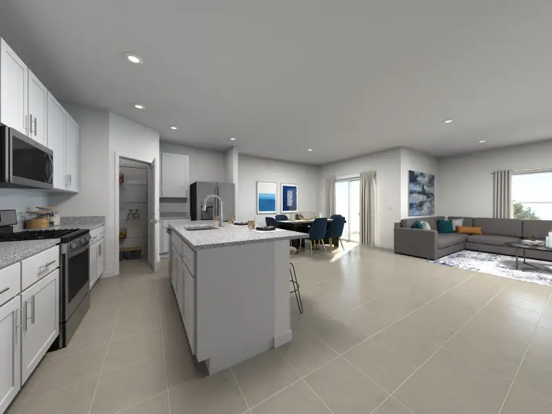 Furnished interior view inside a new home in Cypress Meadows - Signature Series, Jacksonville (Image 3). Furnished interior view inside a new home in Cypress Meadows - Signature Series, Jacksonville (Image 3).