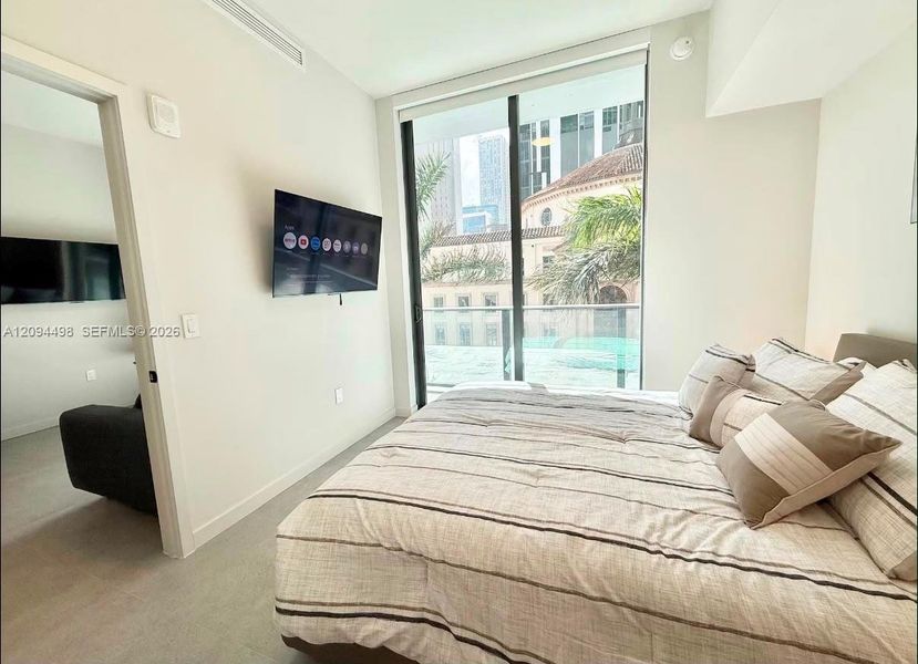 Furnished interior view inside a new home in , Miami (Image 8).