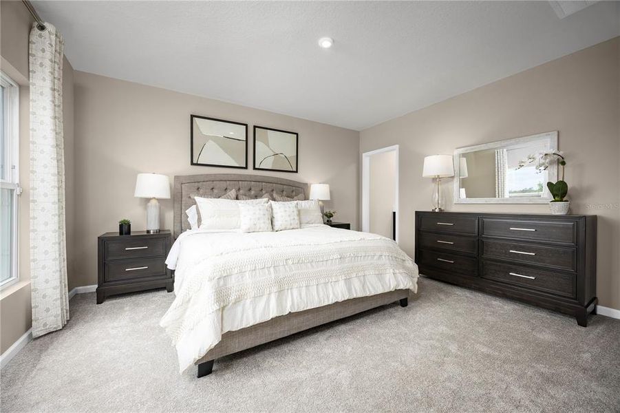 Furnished interior view inside a new home in Scenic Terrace, Haines City (Image 14).