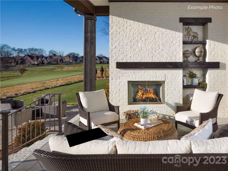 Stunning Covered Porch Area