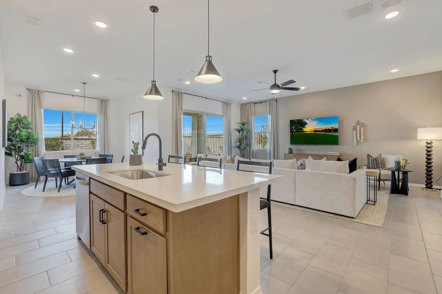 Representative furnished interior of a home built from the Cobalt by Mattamy Homes in Tyler Ranch, Buckeye (Image 17).