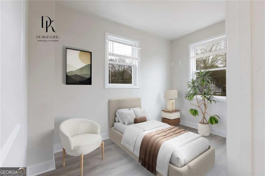 Furnished interior view inside a new home in , Atlanta (Image 19).