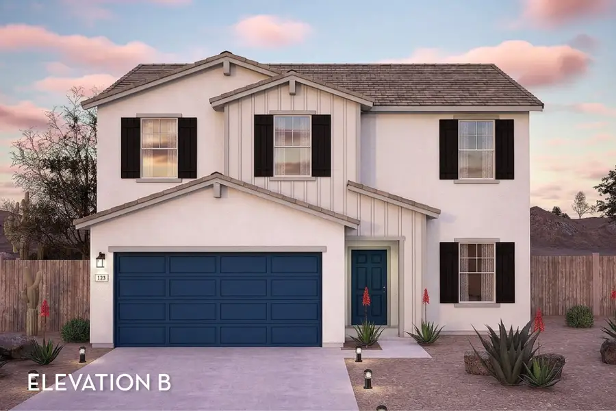 Representative exterior photo of a completed home built from the Rio Grande by CastleRock Communities in Hayden Estates, Buckeye, AZ (Image 20).