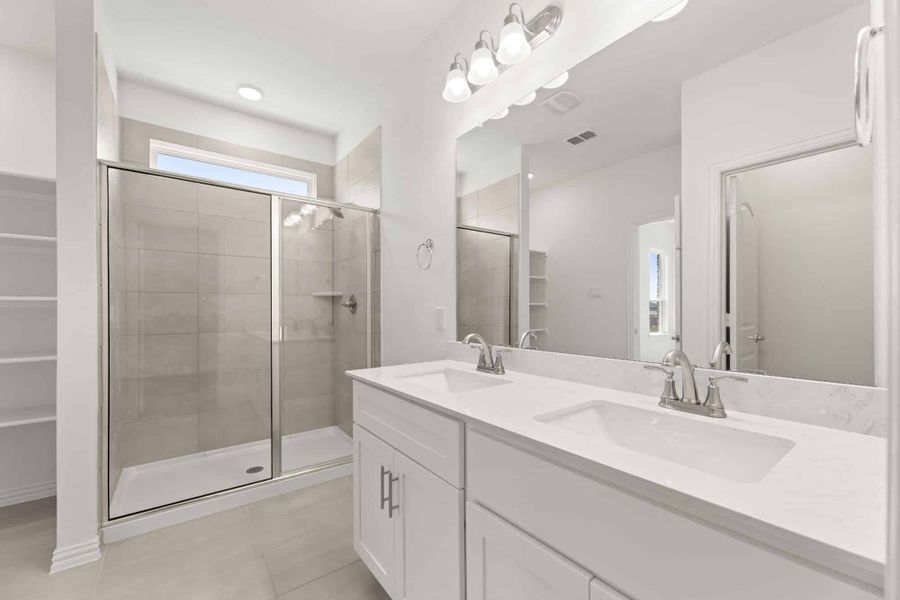 Representative furnished interior of a home built from the Walton by UnionMain Homes in Elevon, Lavon (Image 9).