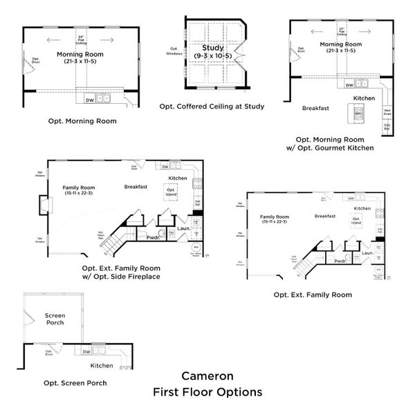 2D floor plan layout of this home in Sidney Creek Single Family, Zebulon, NC (Image 3).