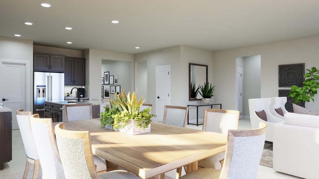 Dining Room | Jaxon | Sage Collection – Freedom at Anthem in Kyle, TX by Landsea Homes