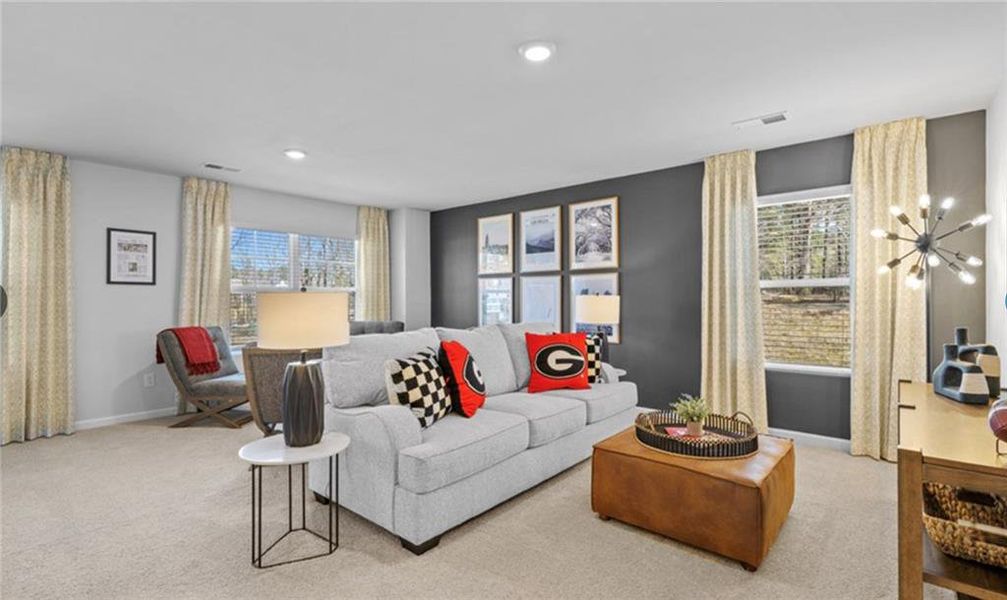 Furnished interior view inside a new home in Twin Lakes, Hoschton (Image 3).