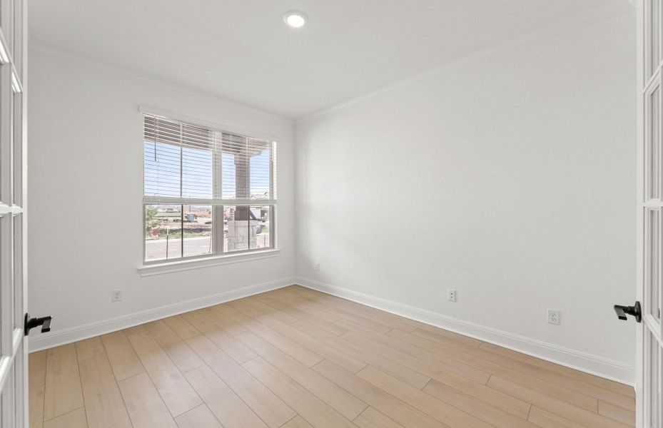 Spacious, unfurnished interior of a new home in Santa Rita Ranch, Liberty Hill (Image 37). Spacious, unfurnished interior of a new home in Santa Rita Ranch, Liberty Hill (Image 37).