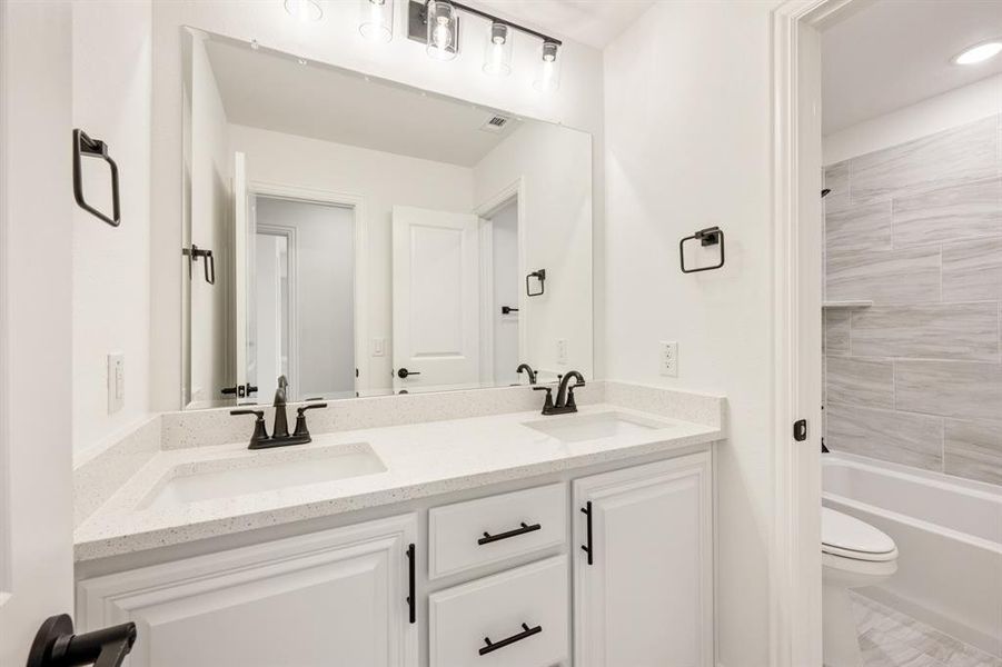Furnished interior view inside a new home in Meraki, Forney (Image 10).