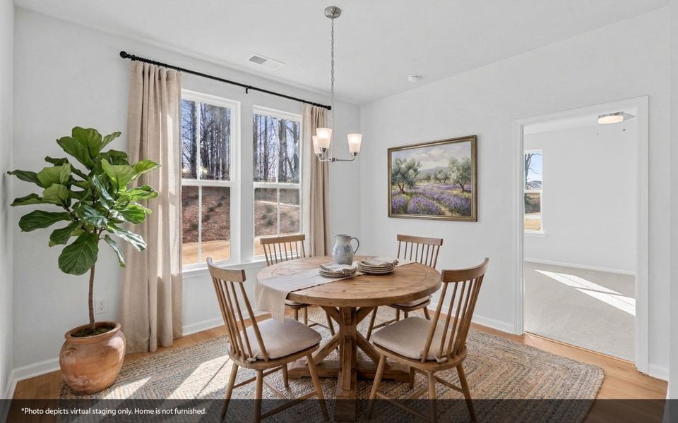 Furnished interior view inside a new home in Fieldstone, Lexington (Image 7).