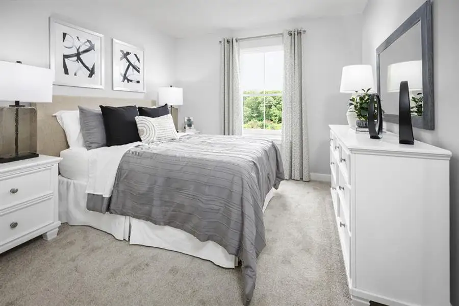 Furnished interior view inside a new home in McCain's Station Townhomes, Gallatin (Image 12).