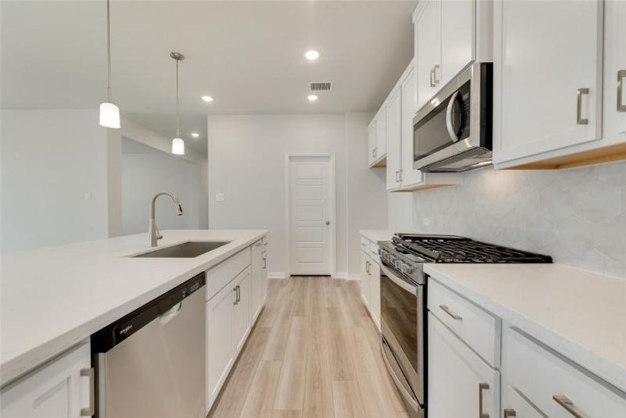 Furnished interior view inside a new home in Spiritas Ranch, Little Elm (Image 7).
