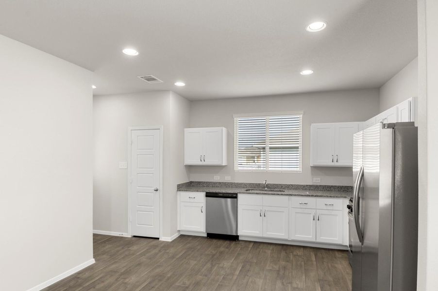 Furnished interior view inside a new home in Casetta Ranch, Kyle (Image 4). Furnished interior view inside a new home in Casetta Ranch, Kyle (Image 4).