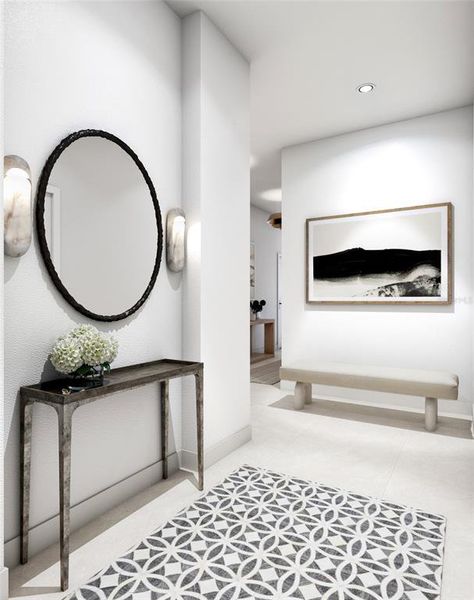 Furnished interior view inside a new home in , Sarasota (Image 9).