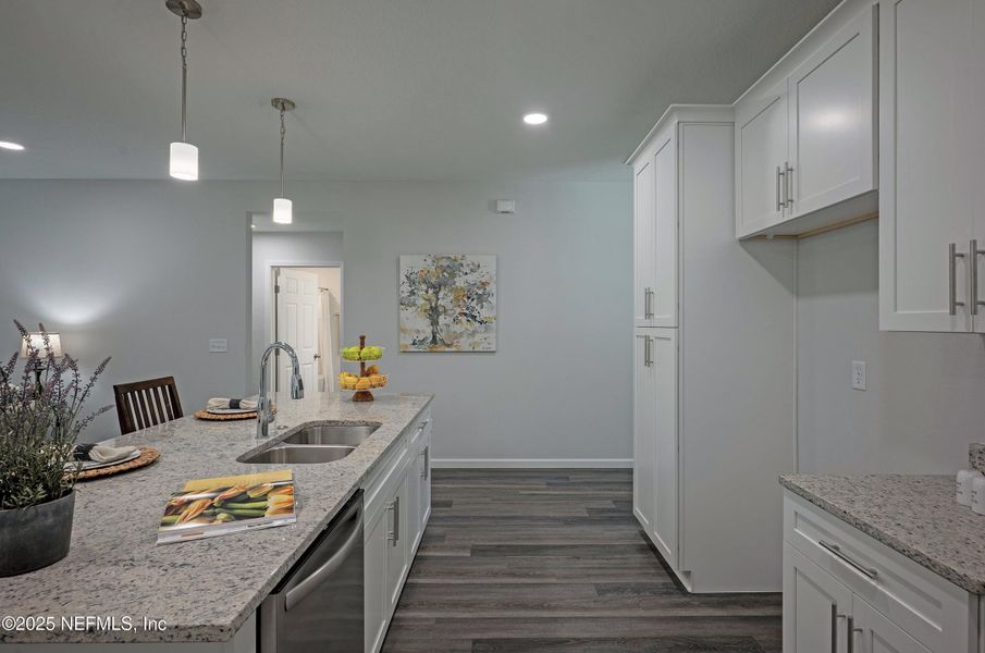 Furnished interior view inside a new home in , Jacksonville (Image 38).