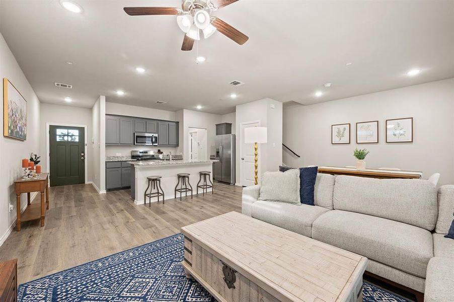 Furnished interior view inside a new home in , Fort Worth (Image 14).