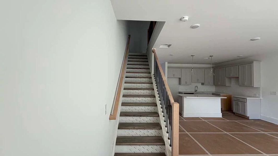 Stairs to Second Floor Construction Progress