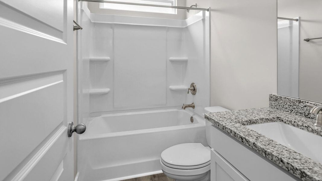 Furnished interior view inside a new home in Indigo Preserve, Leland (Image 14).