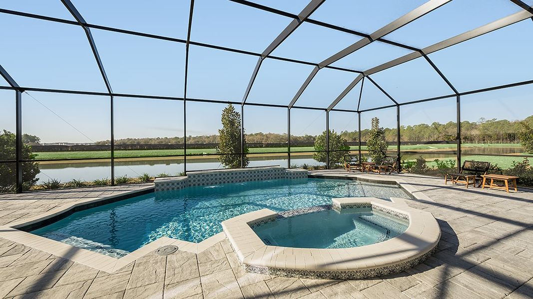 Representative exterior details of a home built from the Pallazio II by Taylor Morrison in Westview Community Group Page, Kissimmee (Image 27).