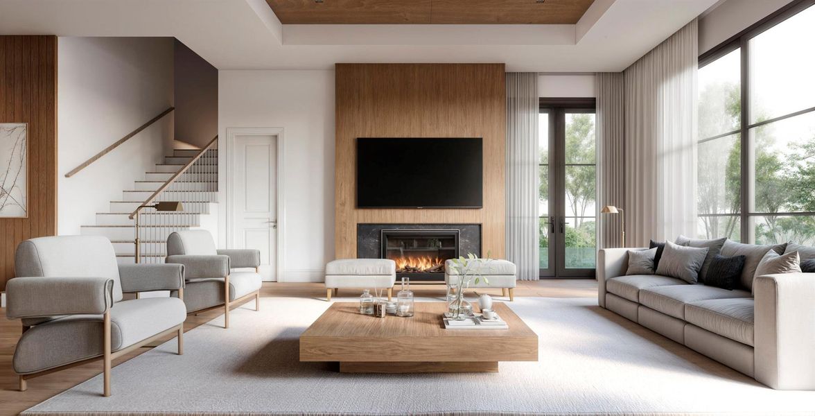 Furnished interior view inside a new home in , Boca Raton (Image 29).