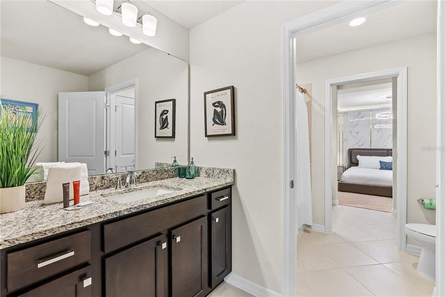 Furnished interior view inside a new home in , Clermont (Image 57). Furnished interior view inside a new home in , Clermont (Image 57).