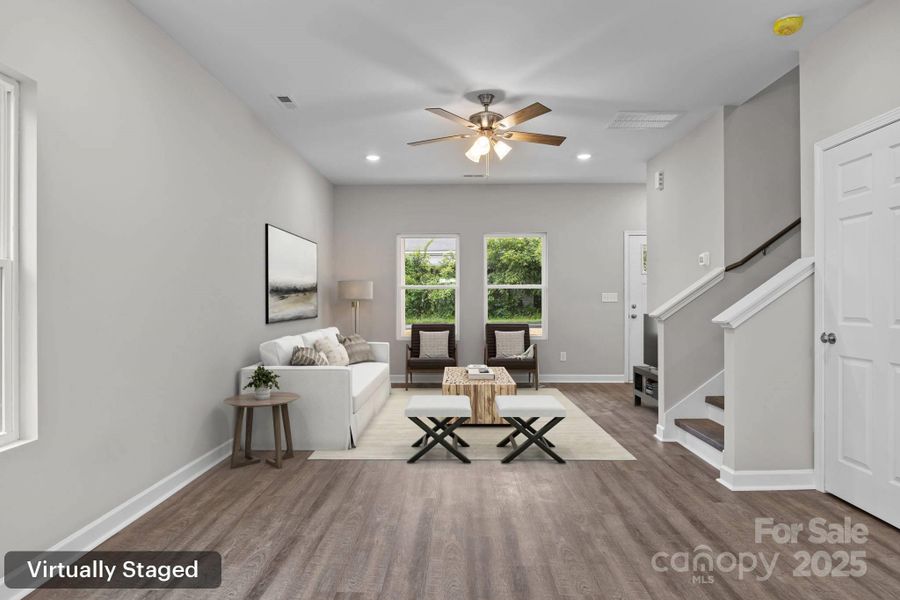 Furnished interior view inside a new home in , Salisbury (Image 6). Furnished interior view inside a new home in , Salisbury (Image 6).