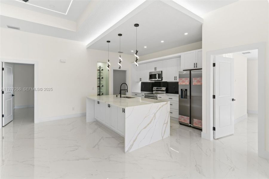 Furnished interior view inside a new home in , Lehigh Acres (Image 6).