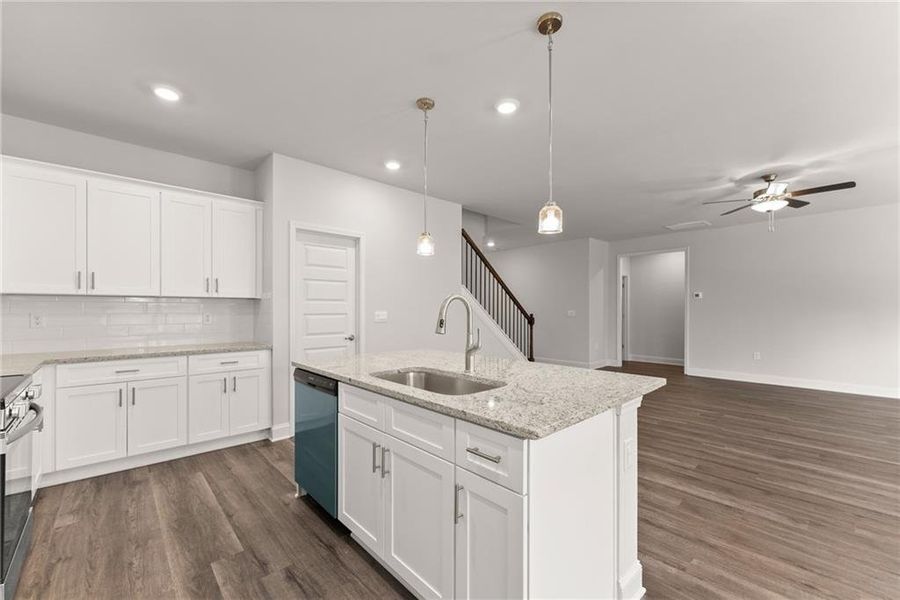 Furnished interior view inside a new home in Magnolia Villas, Cornelia (Image 8).