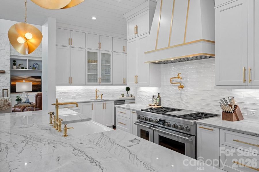 Furnished interior view inside a new home in , Clover (Image 36).