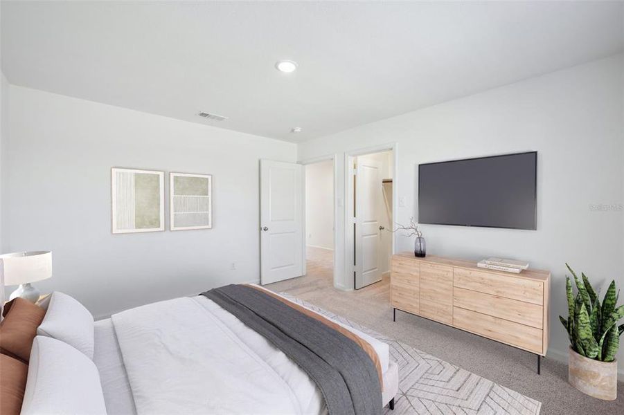 Furnished interior view inside a new home in Pelham Square, Deland (Image 31).