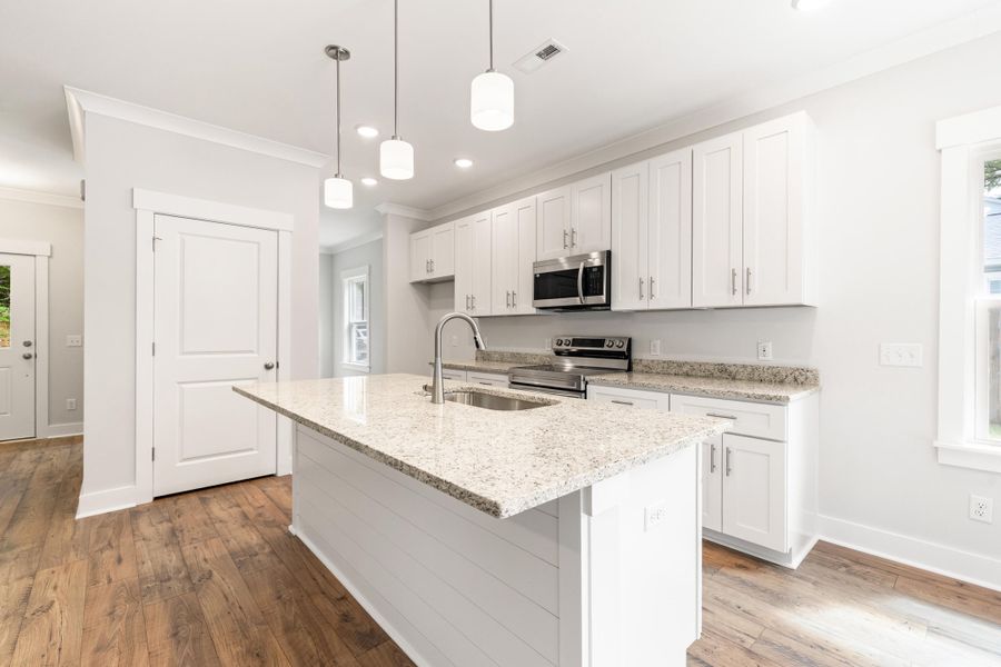 Furnished interior view inside a new home in , Charleston (Image 8).