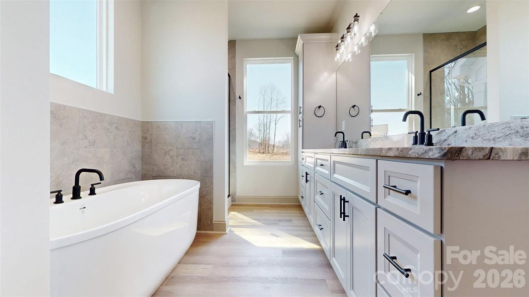 Furnished interior view inside a new home in , Monroe (Image 5).