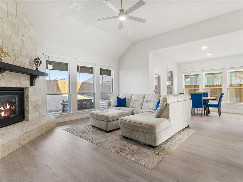 Furnished interior view inside a new home in Star Ranch, Godley (Image 39).