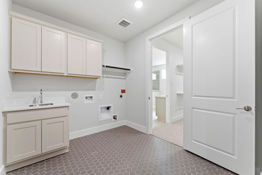 Furnished interior view inside a new home in The Highlands, Porter (Image 13).