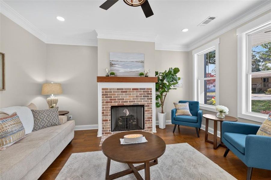 Furnished interior view inside a new home in , Covington (Image 9).