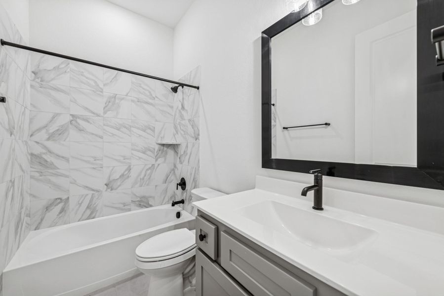 Furnished interior view inside a new home in Kresston - Enclave Collection, Montgomery (Image 6).