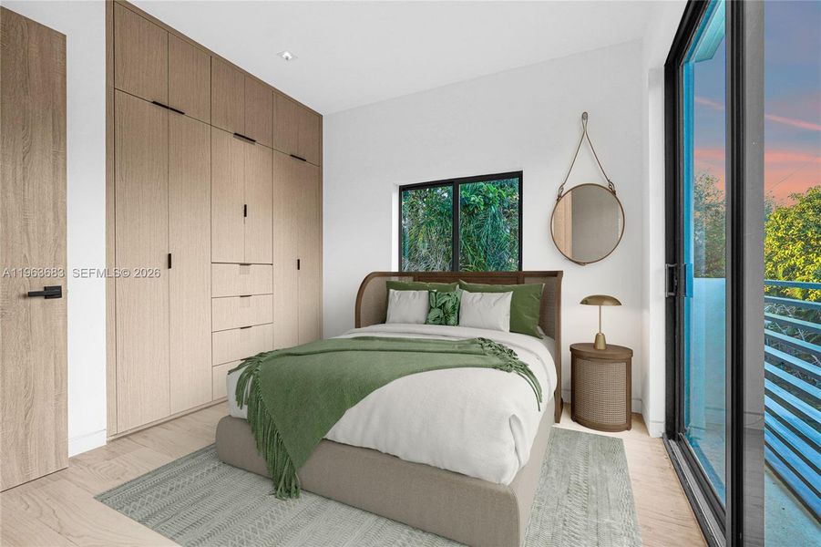 Furnished interior view inside a new home in , Miami (Image 12). Furnished interior view inside a new home in , Miami (Image 12).