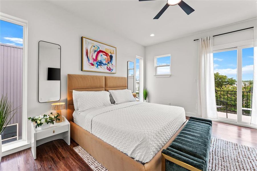 Furnished interior view inside a new home in , Dallas (Image 8). Furnished interior view inside a new home in , Dallas (Image 8).