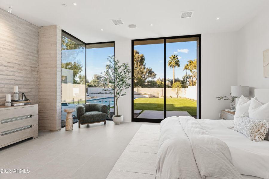 PRIMARY BDRM - VIEW TO BACKYARD