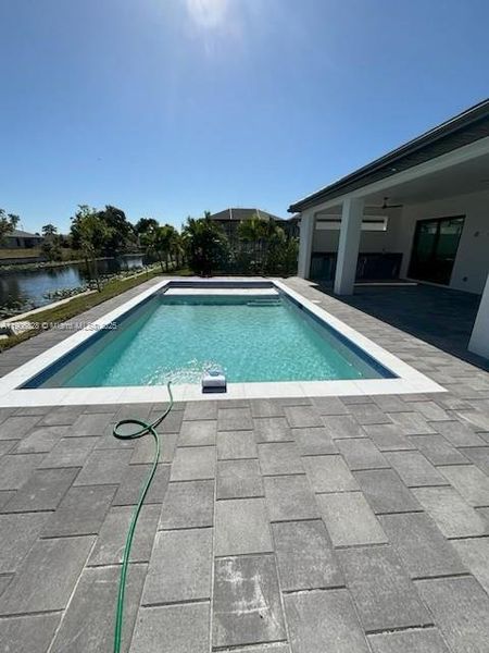 Exterior details and patio area of a home in , Cape Coral (Image 9). Exterior details and patio area of a home in , Cape Coral (Image 9).