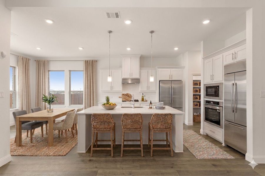 Furnished interior view inside a new home in Park Trails, Forney (Image 8).