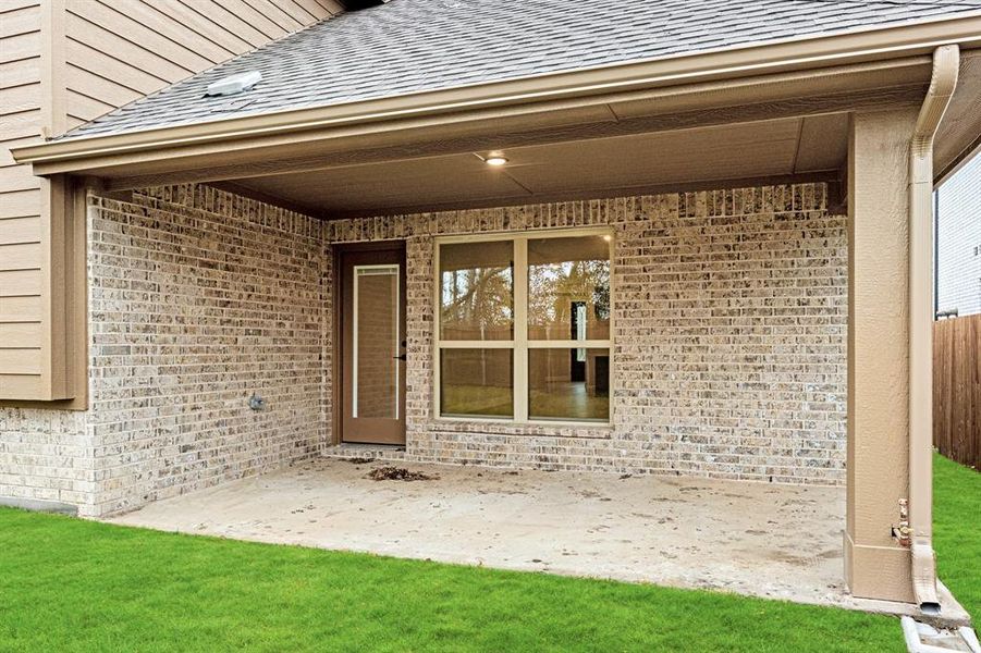 Exterior details and patio area of a home in East Oak Creek 50-55, Commerce (Image 21). Exterior details and patio area of a home in East Oak Creek 50-55, Commerce (Image 21).