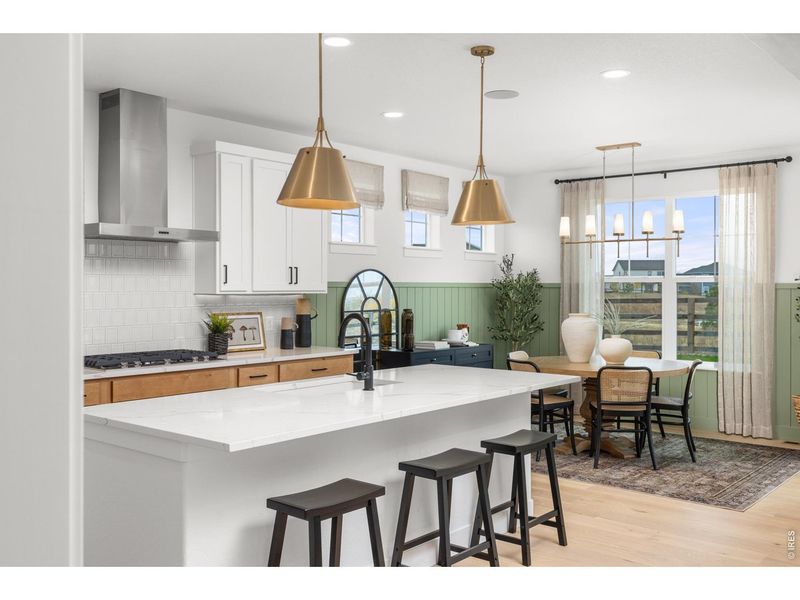 Furnished interior view inside a new home in Barefoot Lakes, Firestone (Image 3).