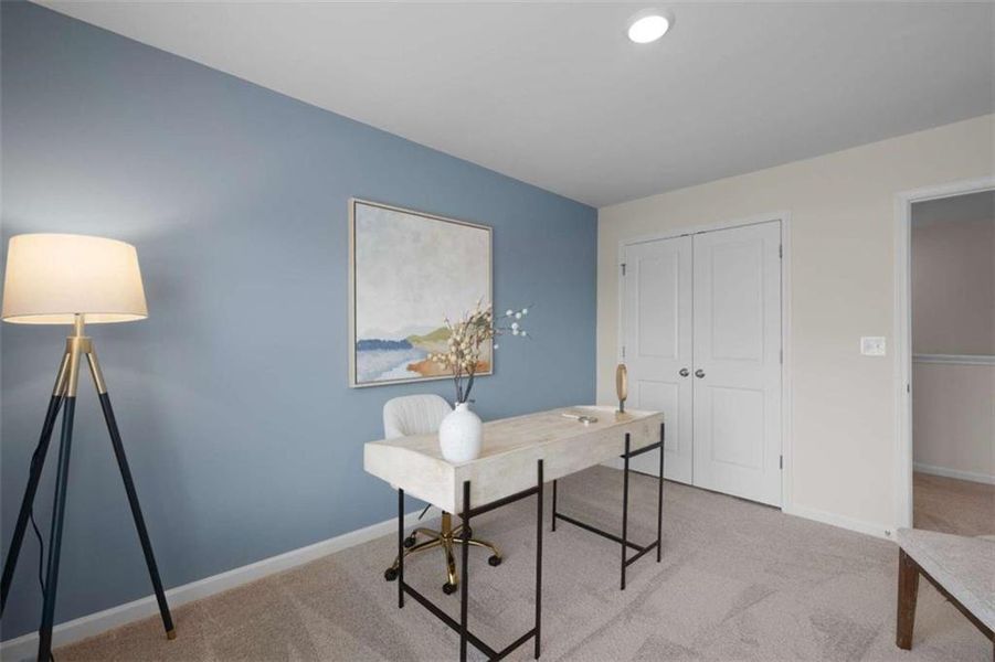 Furnished interior view inside a new home in Walden Park - The Retreat, Jonesboro (Image 18).