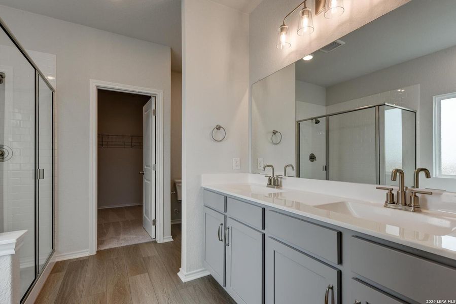 Furnished interior view inside a new home in Cordova Trails, Seguin (Image 11).