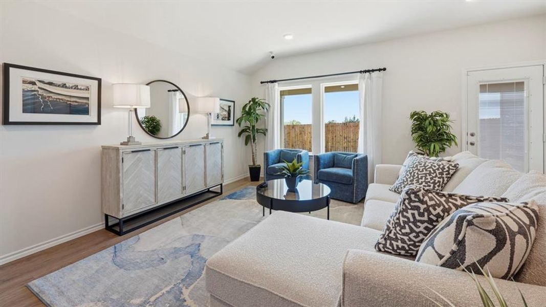 Furnished interior view inside a new home in Chalk Hill, Celina (Image 22).