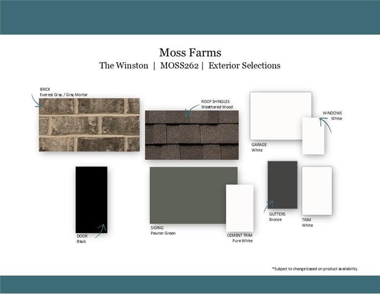 Sample of building materials used in homes in Moss Farm, White House (Image 39).