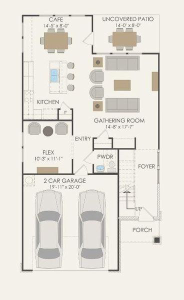 Pulte Homes, Sienna floor plan