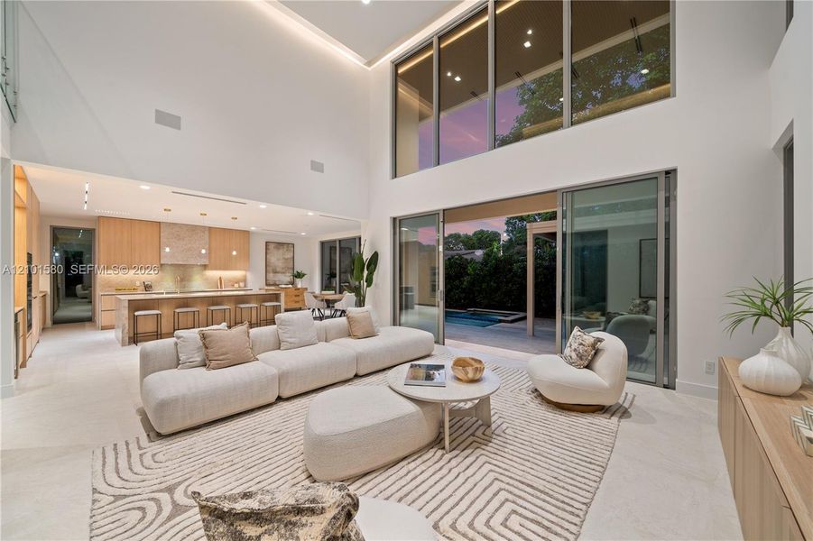Furnished interior view inside a new home in , Miami (Image 7).